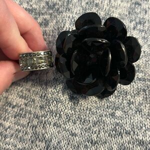 Two adjustable fashion rings